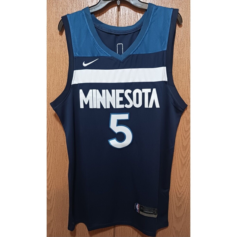 Anthony Edwards (Nike)-(Minnesota)-(Blue)-(Jersey)-(New Condition)-(Size:L)-$95 - Picture 1 of 12